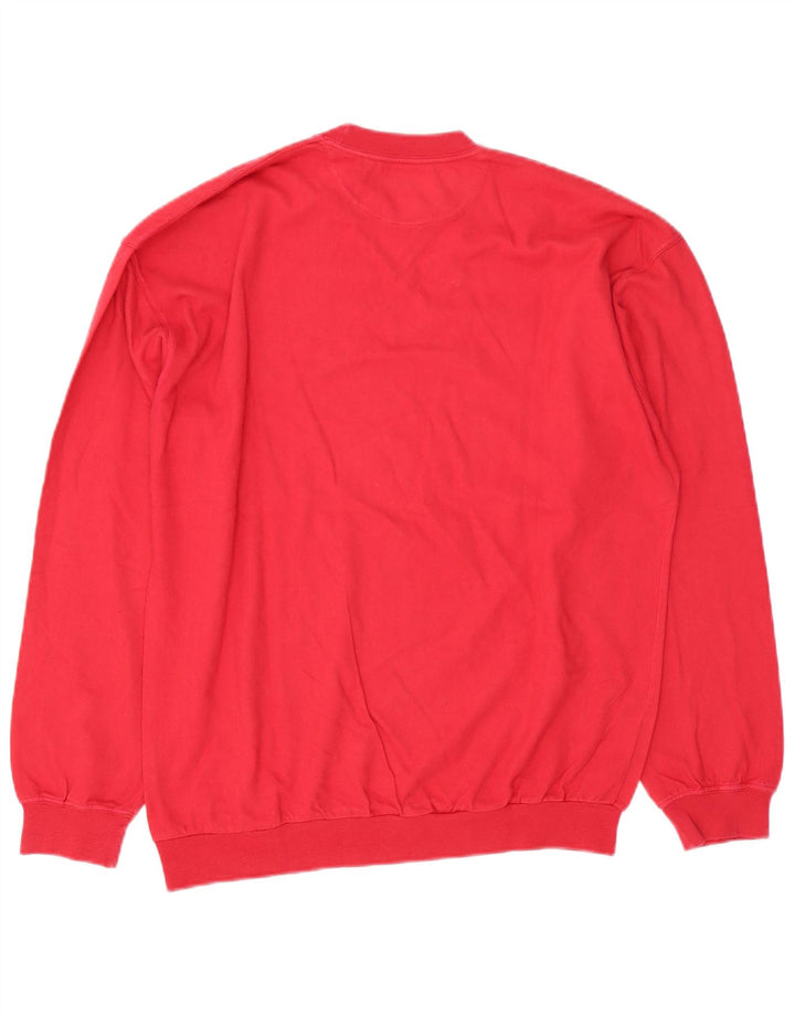 Felpa da uomo Brooksfield Maglione grande rosso