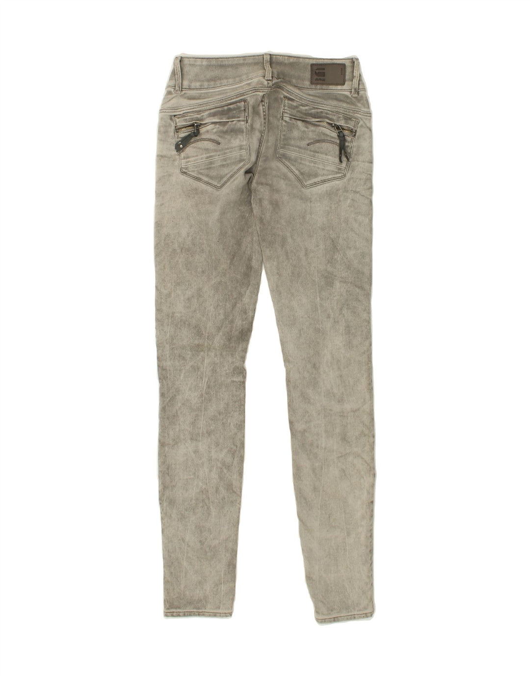 G-STAR Womens Skinny Jeans W26 L30 Grey Vintage G-Star and Second-Hand G-Star from Messina Hembry 