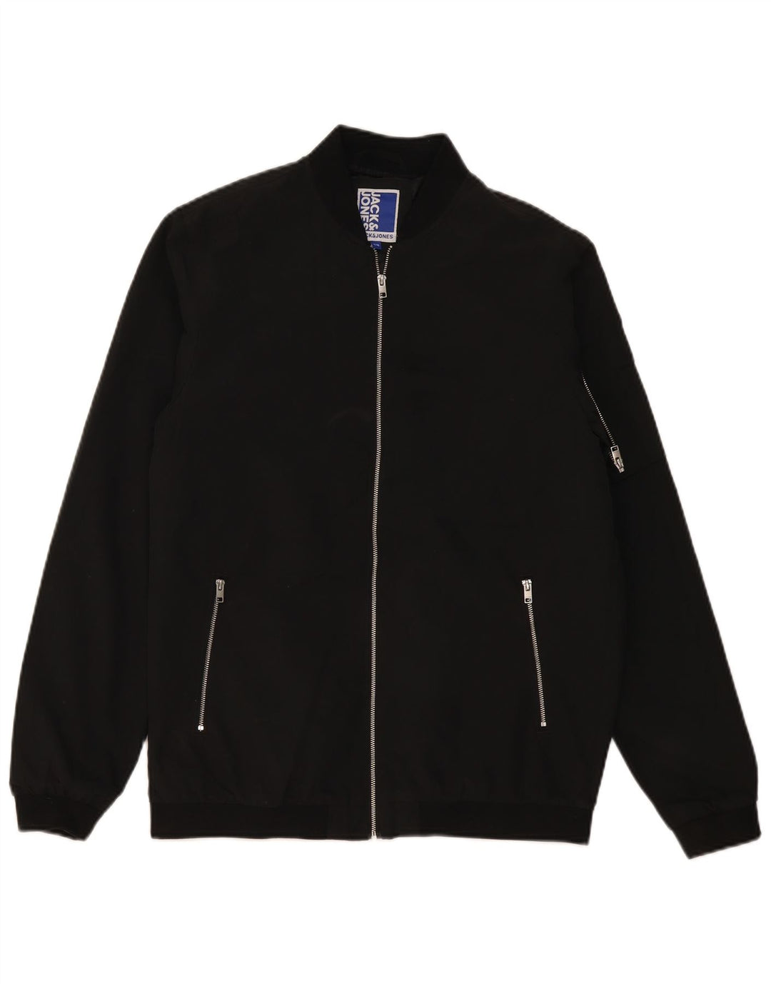 Giubbotto bomber da bambino Jack & Jones 15-16 anni in poliestere nero