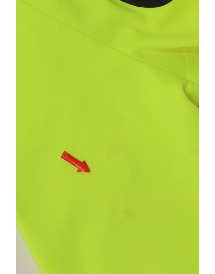 Felpa con cappuccio grafica Nike Dri Fit da uomo, piccola, in poliestere verde