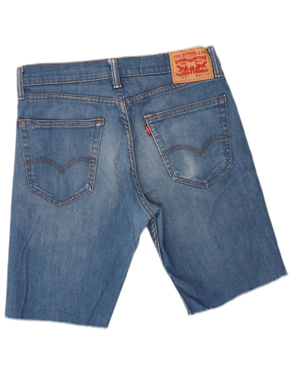 Pantaloncini di jeans Levi's 511 da uomo W31 blu medio