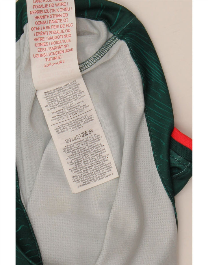 T-shirt grafica NIKE da ragazzo, 11-12 anni, verde poliestere