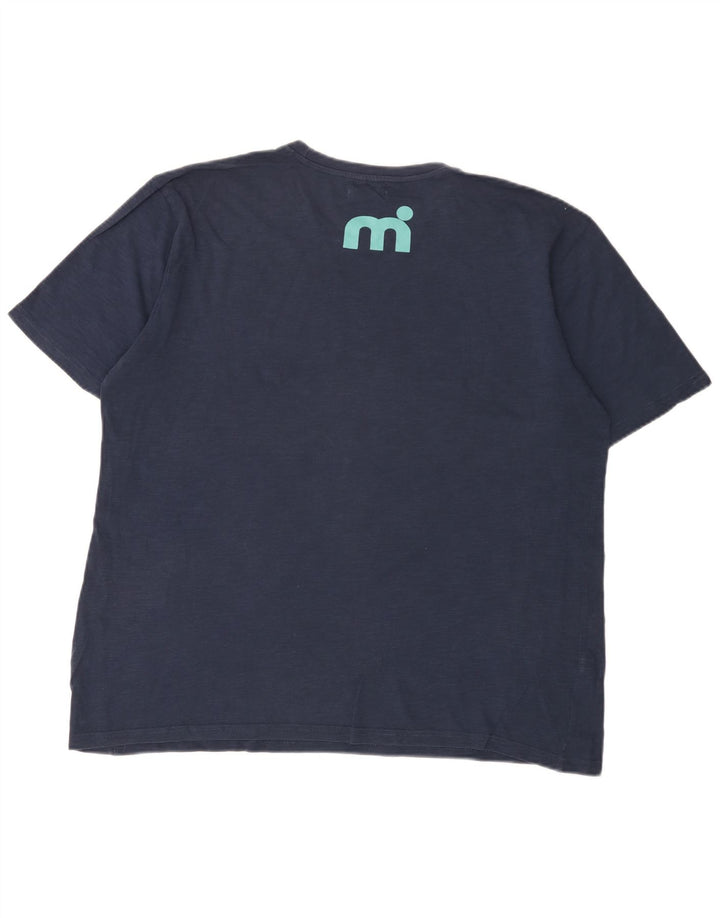 T-shirt grafica da uomo Mistral Top 2XL Blu navy