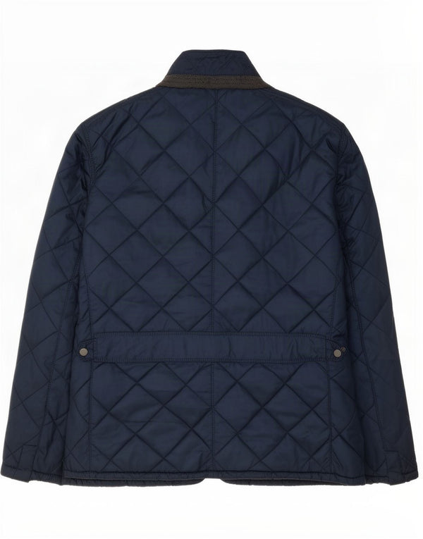 Giacca trapuntata da uomo Zara UK 44 2XL Poliestere blu navy