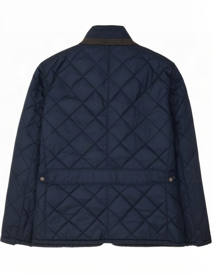 Giacca trapuntata da uomo Zara UK 44 2XL Poliestere blu navy