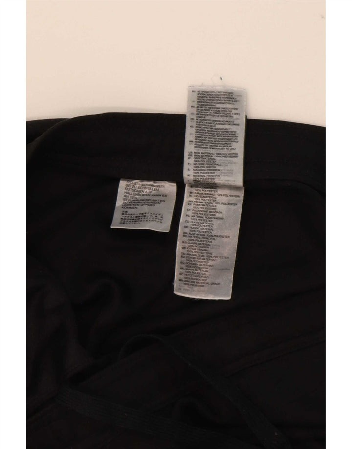 Pantaloni da tuta Adidas Climalite da uomo medio poliestere nero