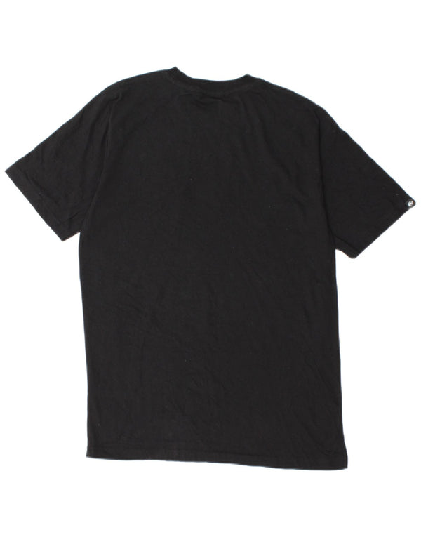 T-shirt grafica Quiksilver da bambino Modern Fit 15-16 anni XL in cotone nero