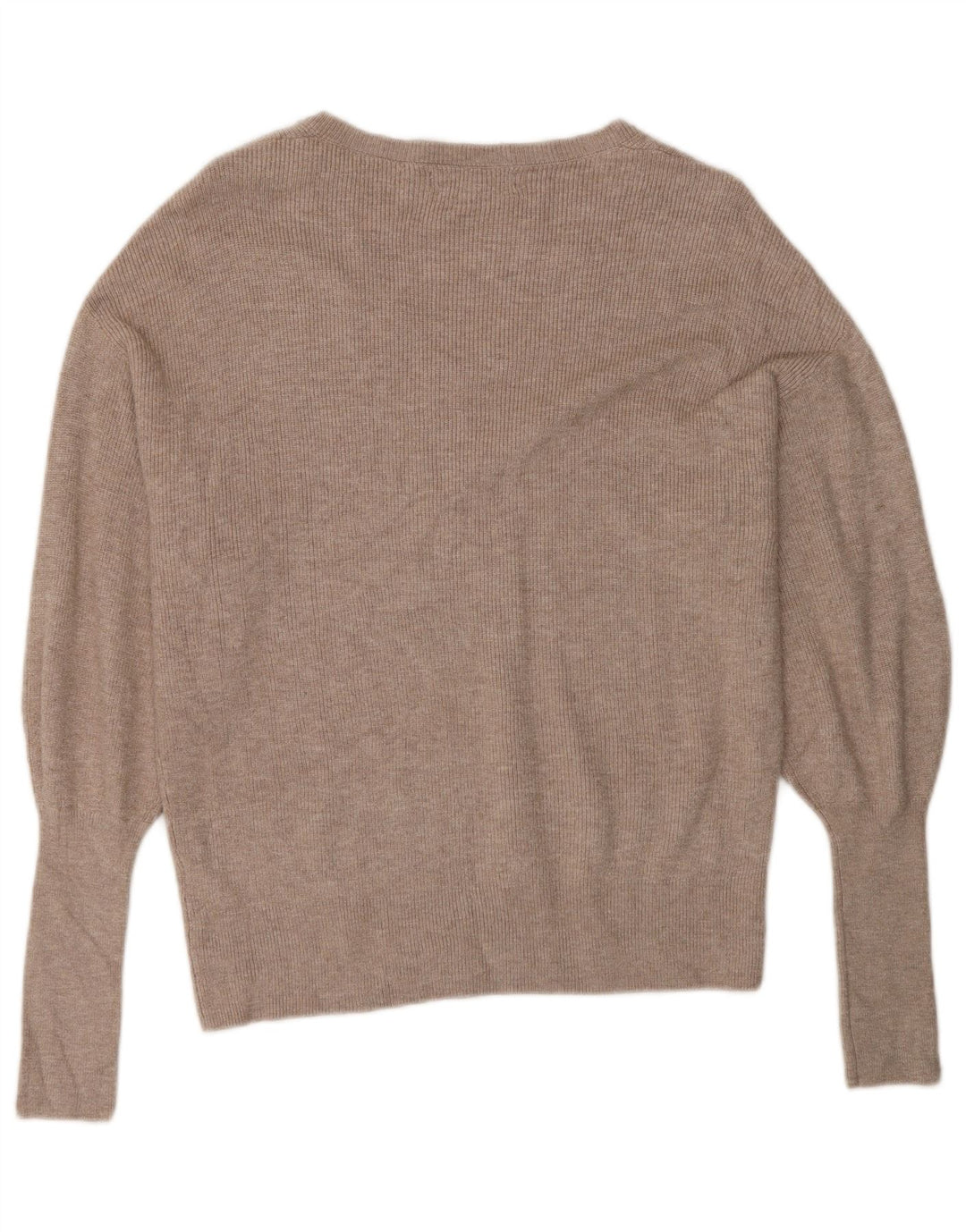 Maglione oversize con scollo a V da donna Marks & Spencer UK 6 XS Beige