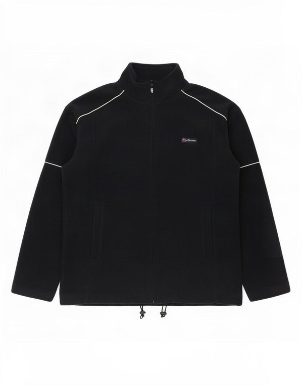Giacca in pile da uomo Ellesse UK 38 poliestere medio blu navy