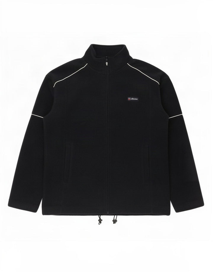 Giacca in pile da uomo Ellesse UK 38 poliestere medio blu navy