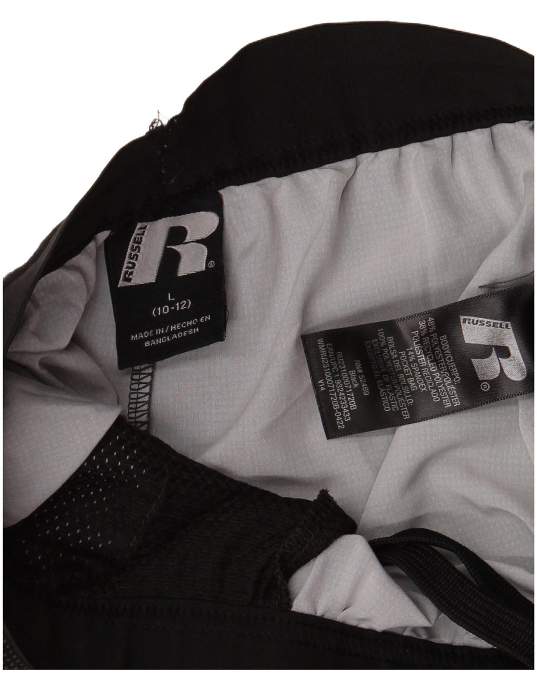 Pantaloncini sportivi da bambino RUSSELL ATHLETIC 10-11 anni Large Grey Colourblock