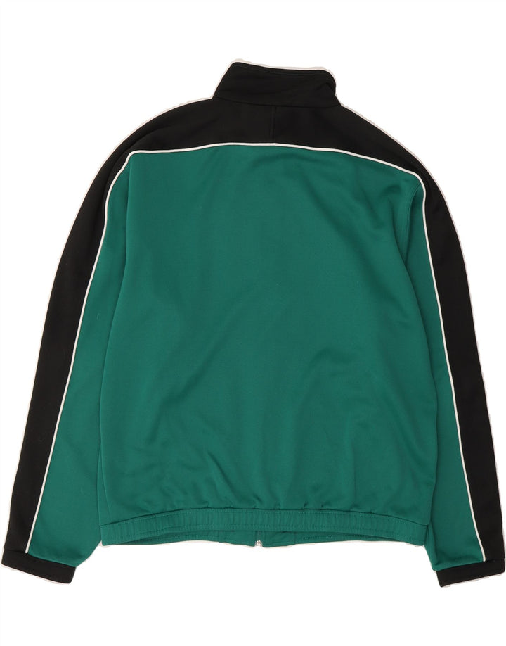 PUMA Boys Tracksuit Top Jacket 15-16 Years Green Colourblock Vintage Puma and Second-Hand Puma from Messina Hembry 