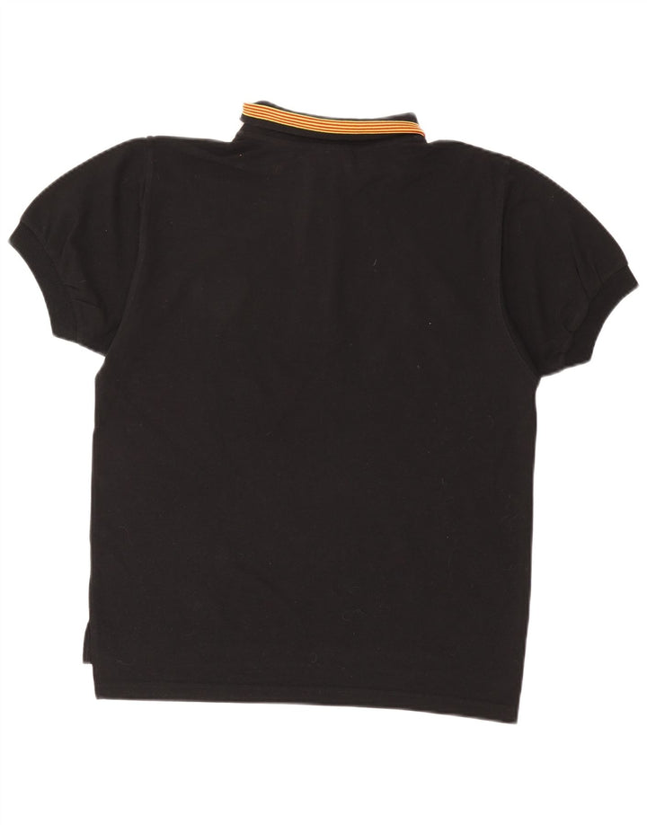 Polo PUMA da uomo piccola in cotone nero