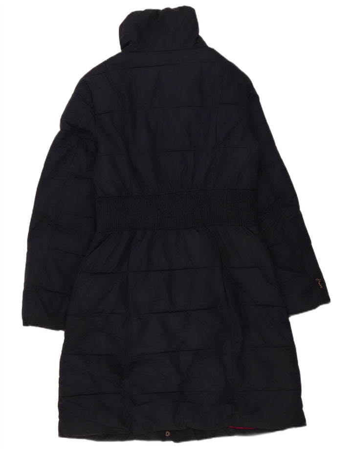 Cappotto imbottito da donna Joules UK 12 medio poliestere blu navy