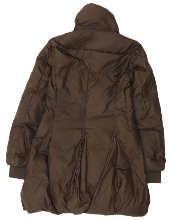 Marithe Francois Girbaud Womens Padded Coat UK 10 Small Brown Polyester