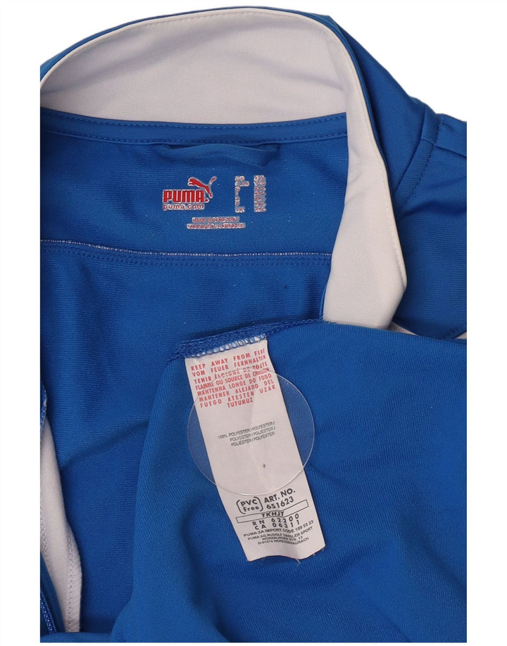 Giacca da tuta da uomo Puma 2XL Blu in poliestere color block