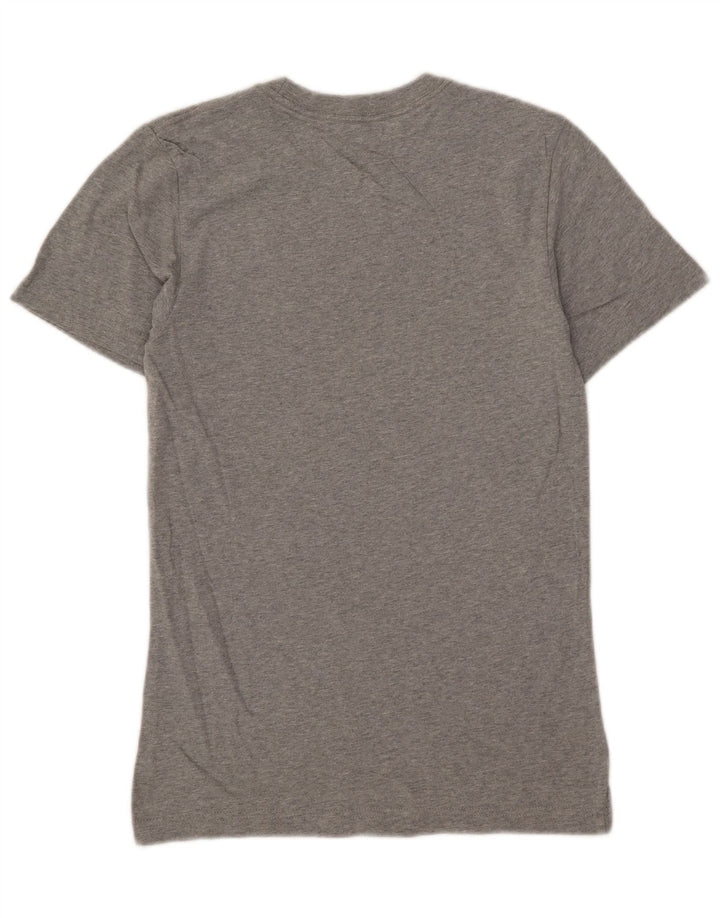 T-shirt grafica Nike da uomo slim fit, piccola, grigia chiazzata