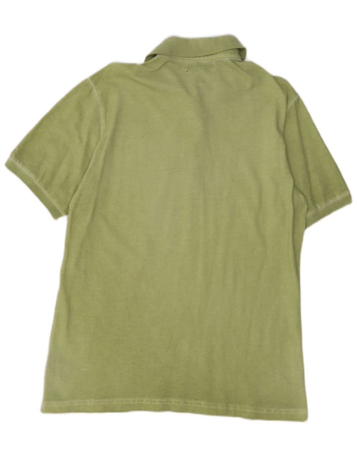 BEST COMPANY Polo grafica da uomo in cotone verde medio