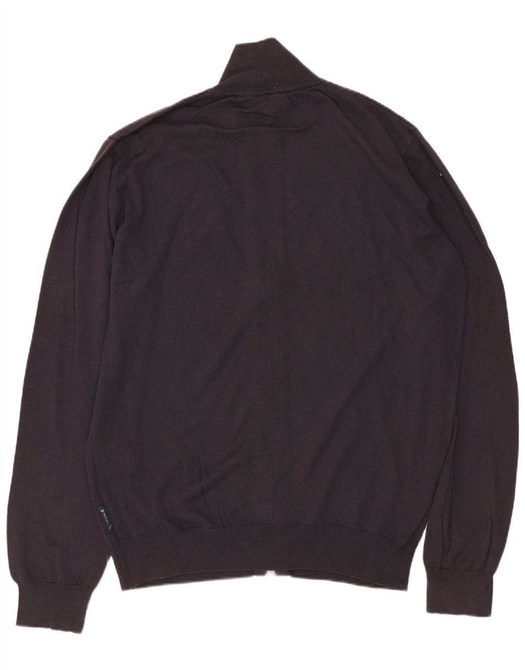 ARMANI JEANS Maglione cardigan da uomo in cotone blu navy medio