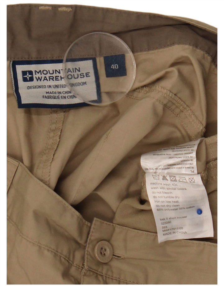 Pantaloni cargo dritti da uomo Mountain Warehouse W40 L29 Poliestere beige