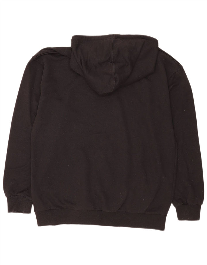 Felpa con cappuccio da uomo Umbro in cotone nero medio
