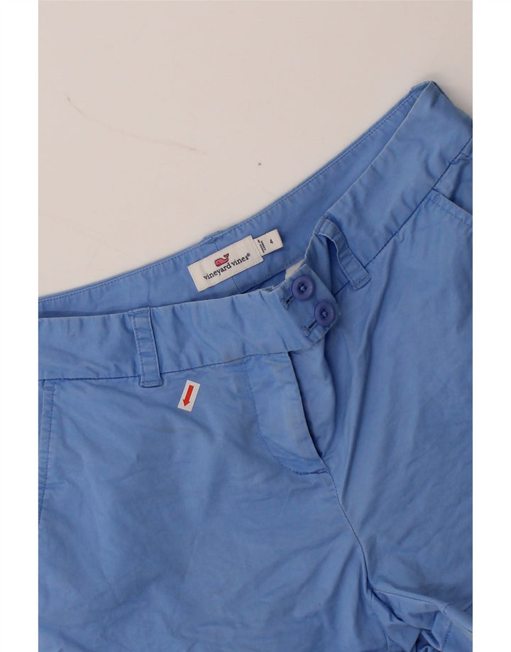 VINEYARD VINES Womens Chino Shorts US 4 Small W30 Blue Vintage Vineyard Vines and Second-Hand Vineyard Vines from Messina Hembry 