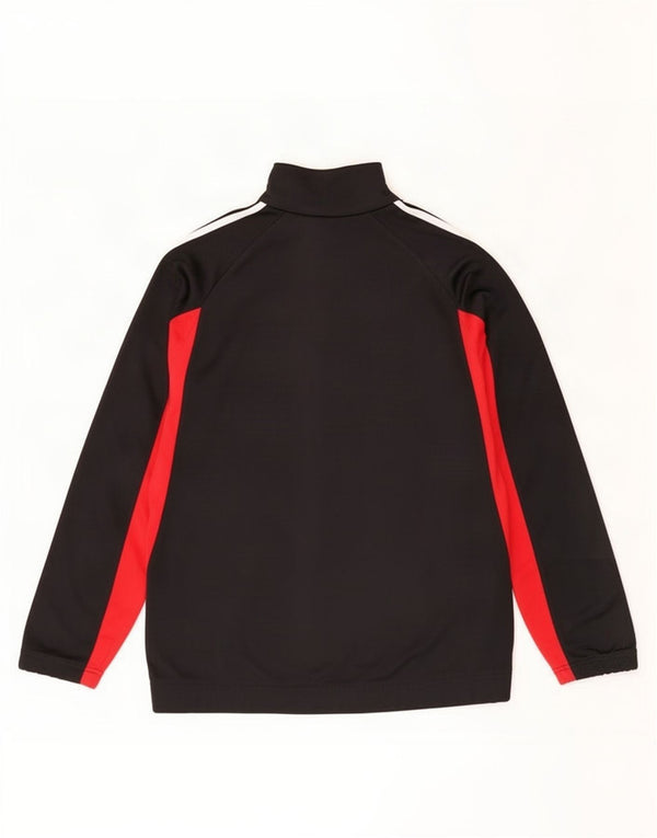 Giacca da tuta da ragazzo Adidas 15-16 anni in poliestere color block nero
