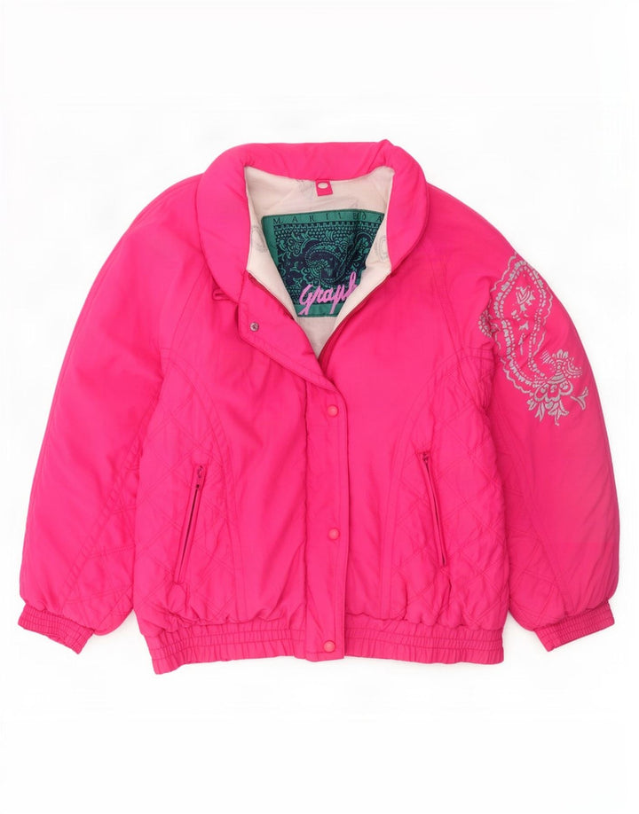 Giacca da sci grafica da donna MARILENA IT 44 Medium Pink Paisley Poliammide
