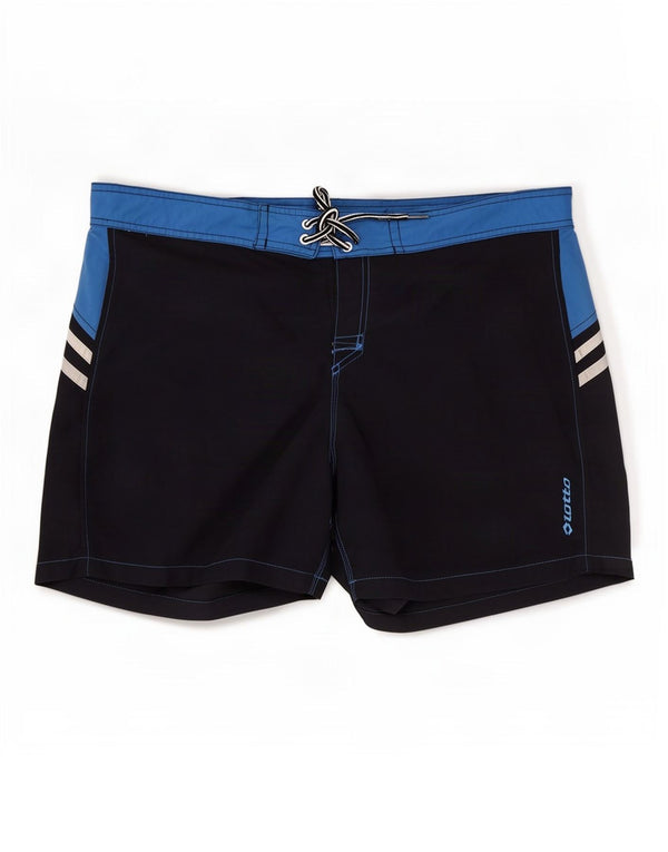Pantaloncini da bagno da uomo Lotto UK 42/44 XL Nylon color block blu navy