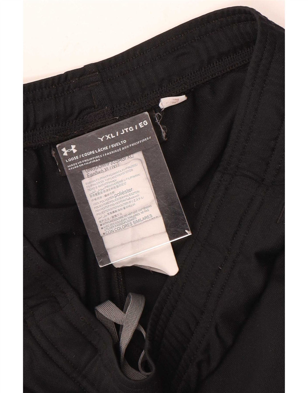 Pantaloni della tuta da ragazzo Under Armour 13-14 anni XL poliestere nero