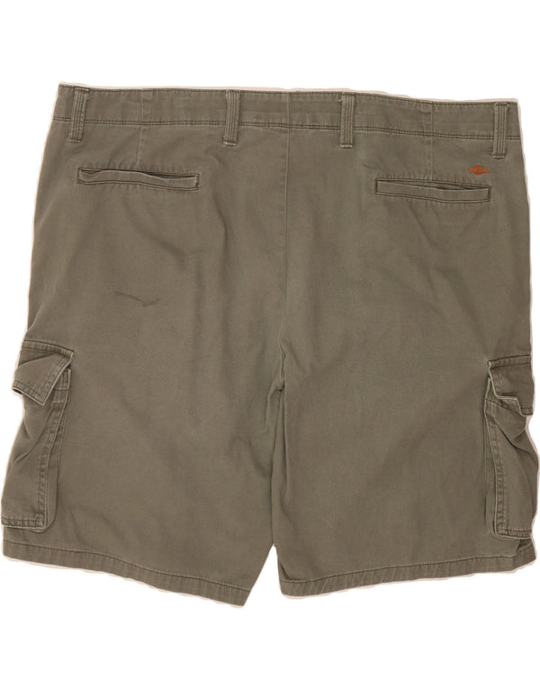 DOCKERS Womens Cargo Shorts W42 2XL Khaki Cotton
