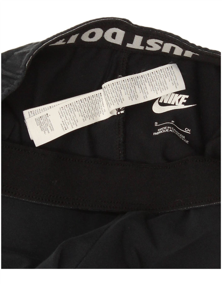 Leggings grafici da donna Nike UK 10 piccoli cotone nero