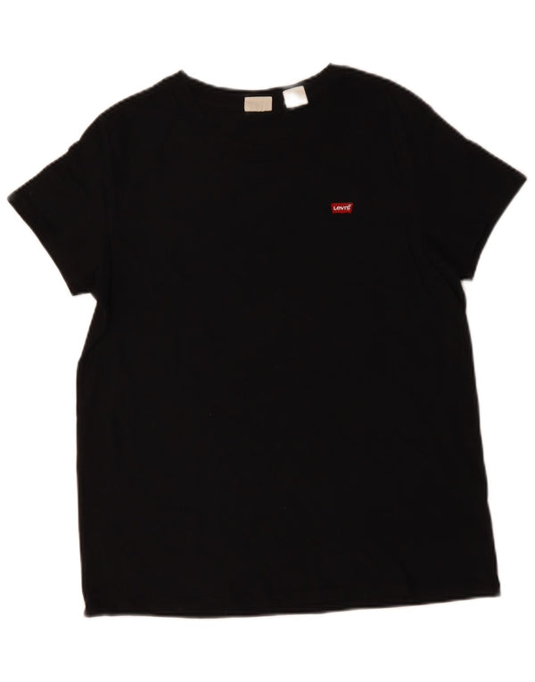 T-shirt da donna Levi's Top UK 14 cotone nero medio