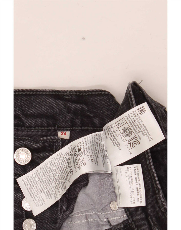 Jeans slim da donna Levi's W24 L28 cotone grigio