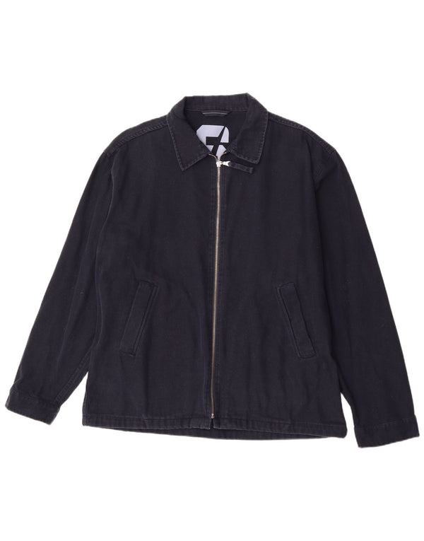 Giubbotto bomber da uomo Sasch UK 42 XL cotone blu navy