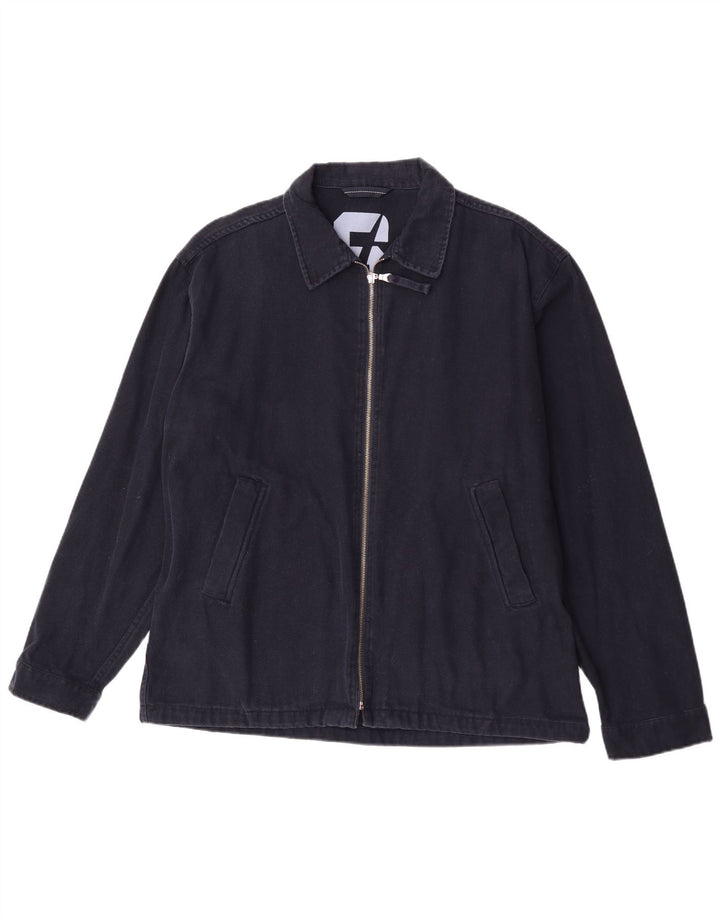 Giubbotto bomber da uomo Sasch UK 42 XL cotone blu navy