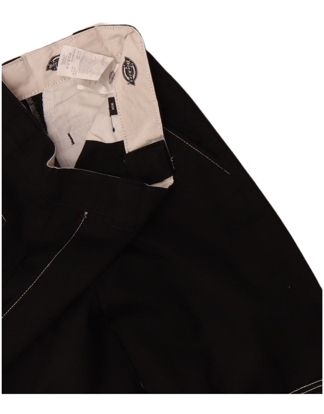 Pantaloni cargo dritti da uomo Dickies W24 poliestere nero
