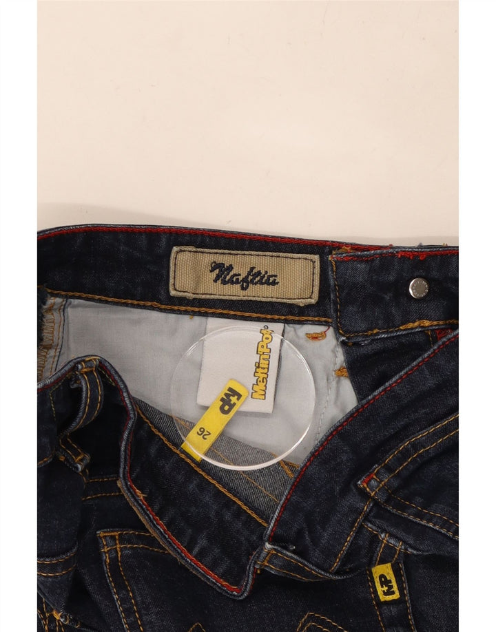 Jeans bootcut da donna MELTIN' POT W26 L29 cotone blu navy