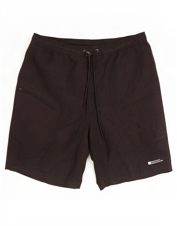 Pantaloncini sportivi da uomo Mountain Warehouse grandi in poliestere nero