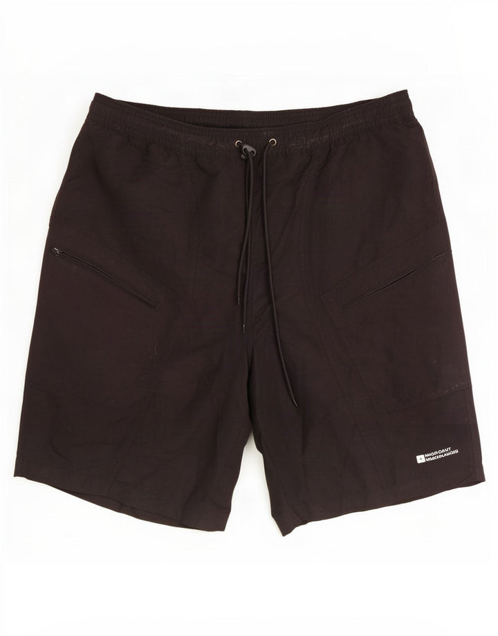 Pantaloncini sportivi da uomo Mountain Warehouse grandi in poliestere nero