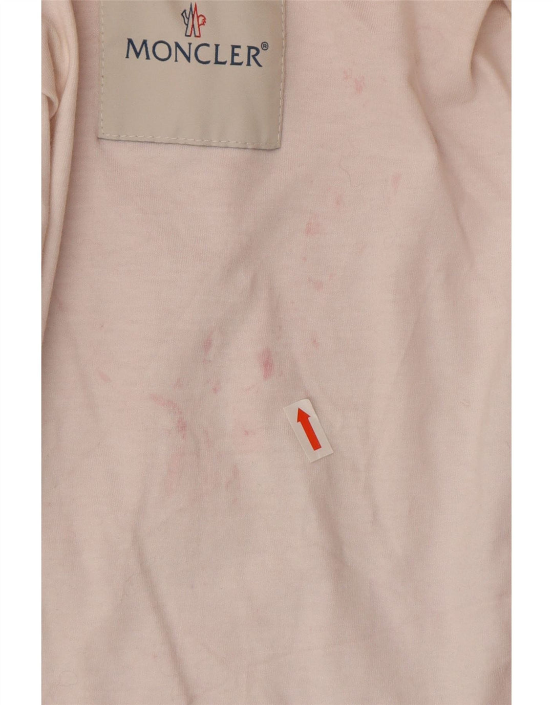 Giacca antipioggia grafica per ragazze Moncler 15-16 anni rossa in poliammide