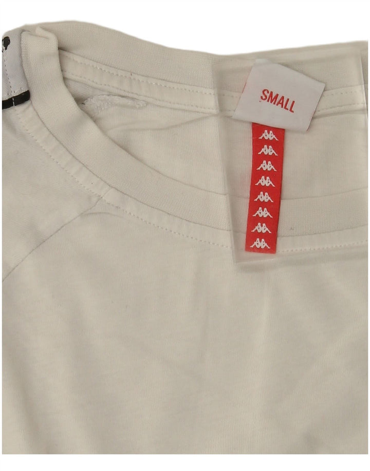 T-shirt grafica da uomo Kappa Top piccola bianca