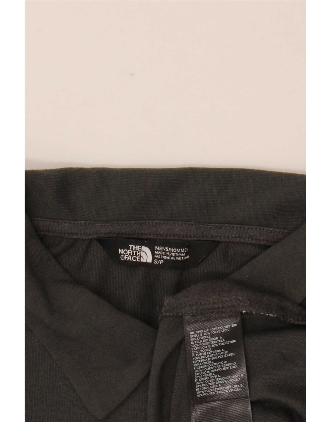 Polo da uomo The North Face piccola grigia in poliestere