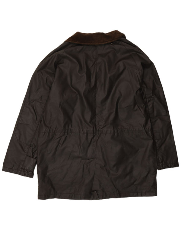 Giacca da uomo in cotone cerato Roy Rogers UK 42 XL Cotone marrone