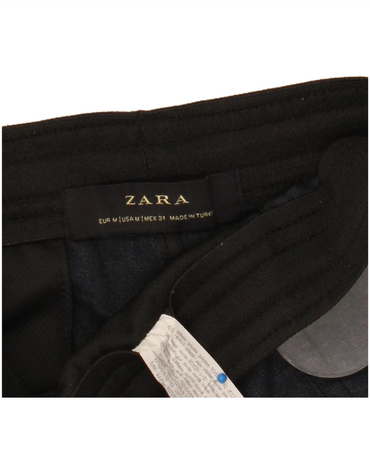 Pantaloni corti da uomo Zara da jogging Pantaloni medi in poliestere blu navy