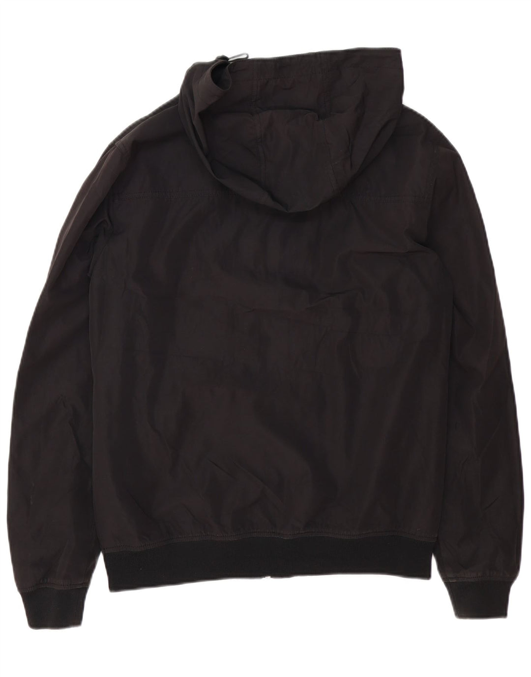 JACK & JONES Giubbotto bomber con cappuccio da uomo UK 38 medio nero