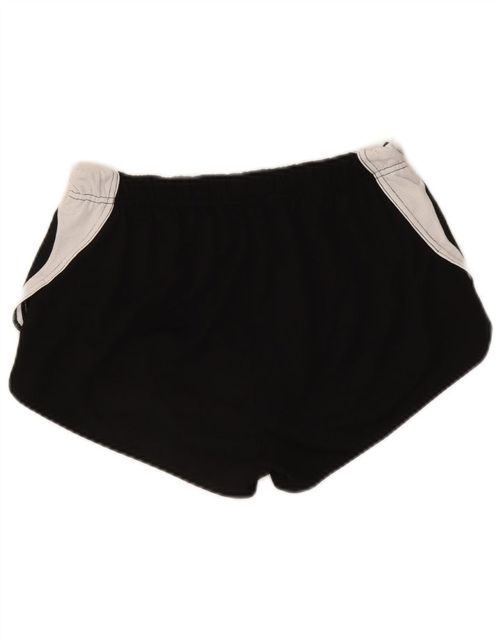 Asics Pantaloncini sportivi grafici da donna UK 10 Small Nero Colourblock Poliestere