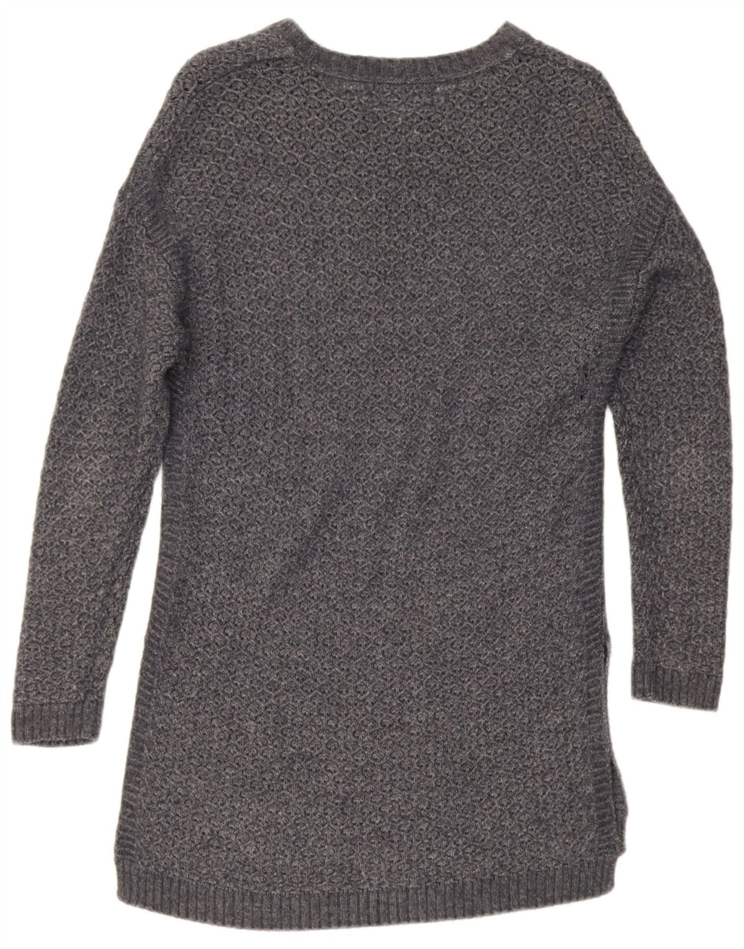 Maglione maglione con scollo a barca lungo da donna Fat Face UK 12 Grigio medio