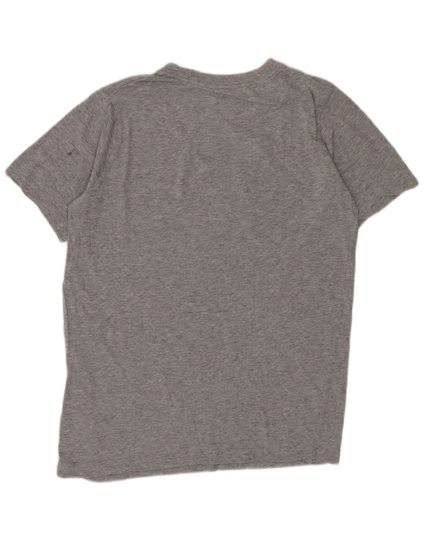 T-shirt grafica da ragazzo Nike Top 13-14 anni XL in cotone grigio