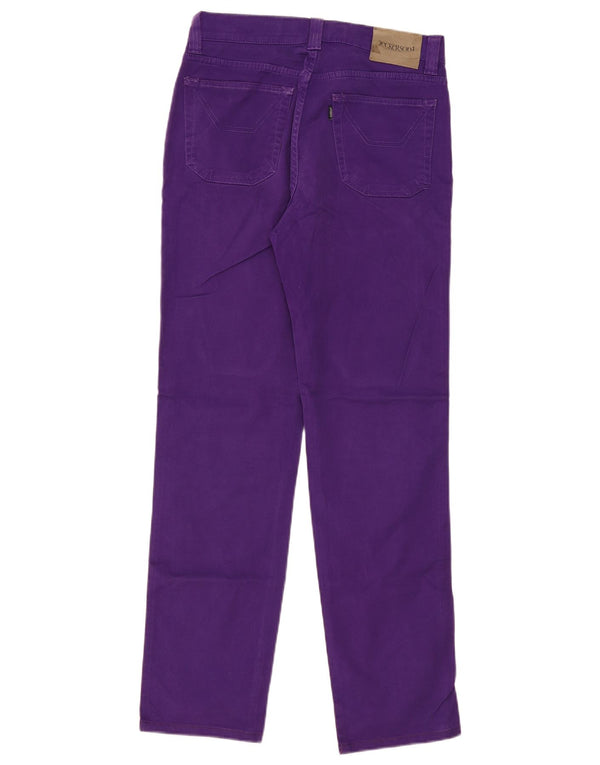Pantaloni casual slim da donna Jeckerson W31 L31 cotone viola